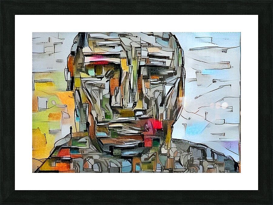 time zone 1 74 Picture Frame print