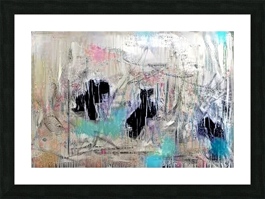 City Drizzle Picture Frame print