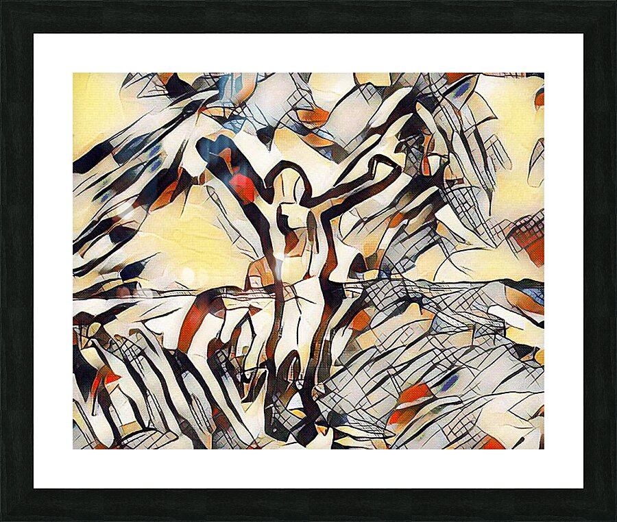 breaking free Picture Frame print