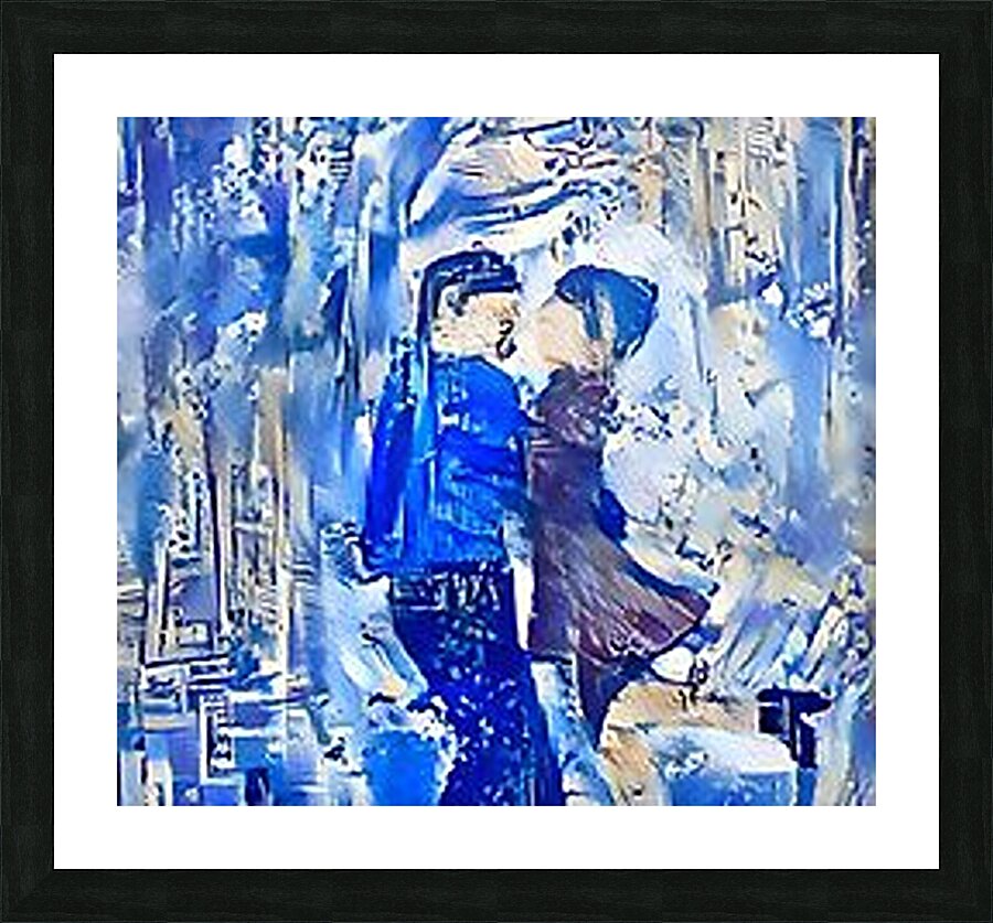 the lively dance Picture Frame print