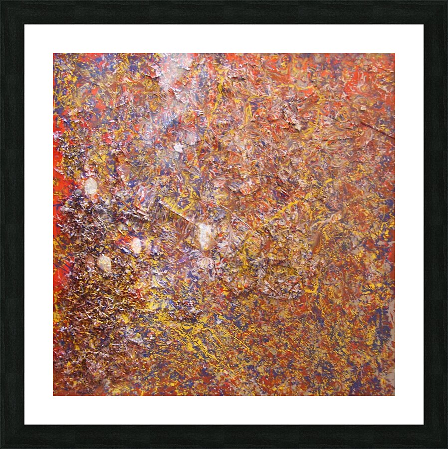 a string of colours Picture Frame print