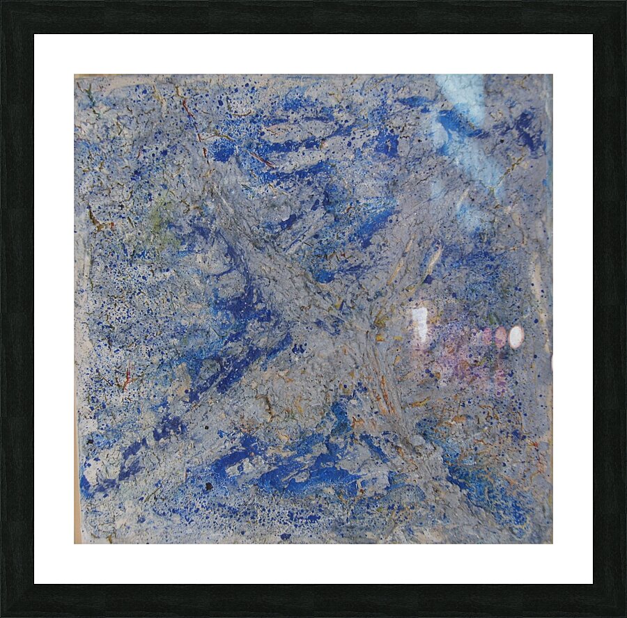 Blue blues Picture Frame print