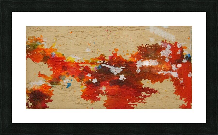 Landscape red Picture Frame Printing
