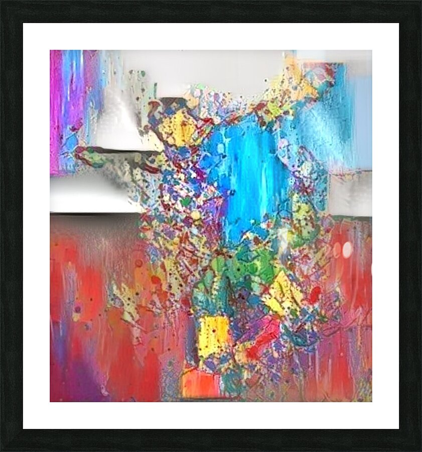skateboard blues Picture Frame print