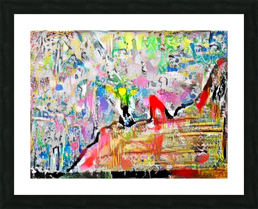 on the mountain top  Picture Frame print