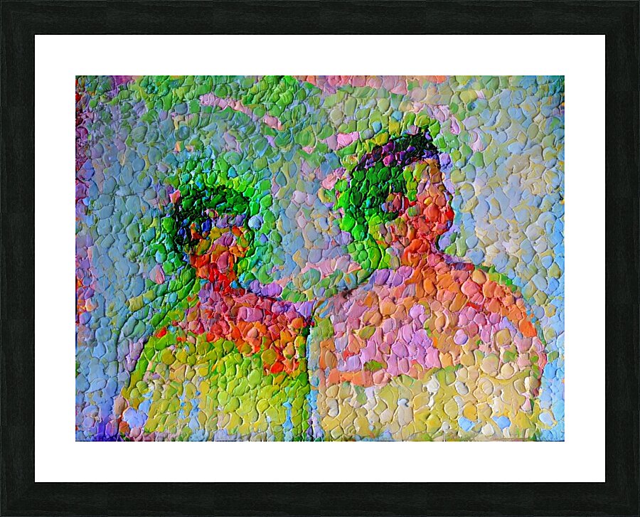 living up Picture Frame print