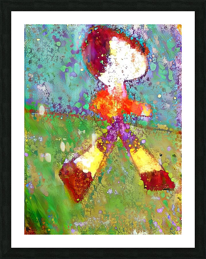 the walk Picture Frame print