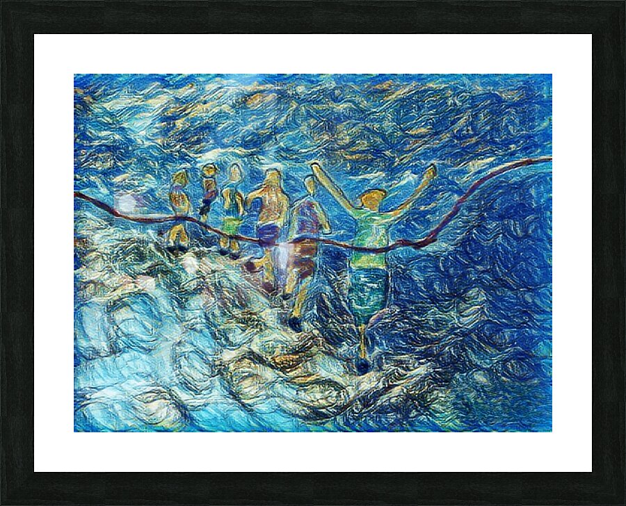 Group of friends Picture Frame print