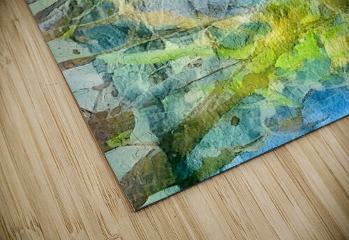 the blue electric portrait Luciano puzzle