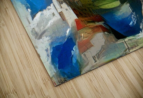 Urban Portrait: Fragmented Cityscape Luciano puzzle