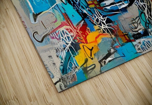 Urban Expression: Fragmented Face Luciano puzzle