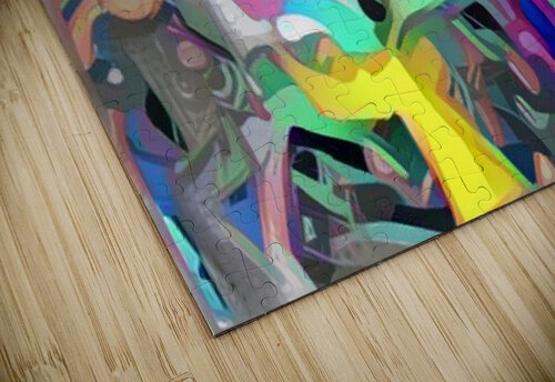 Chromatic Abstraction: Fragmented Forms Luciano puzzle