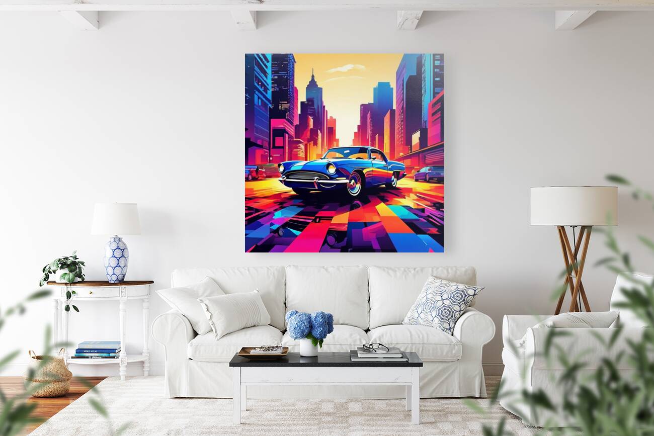 Retro Cityscape Reproduction