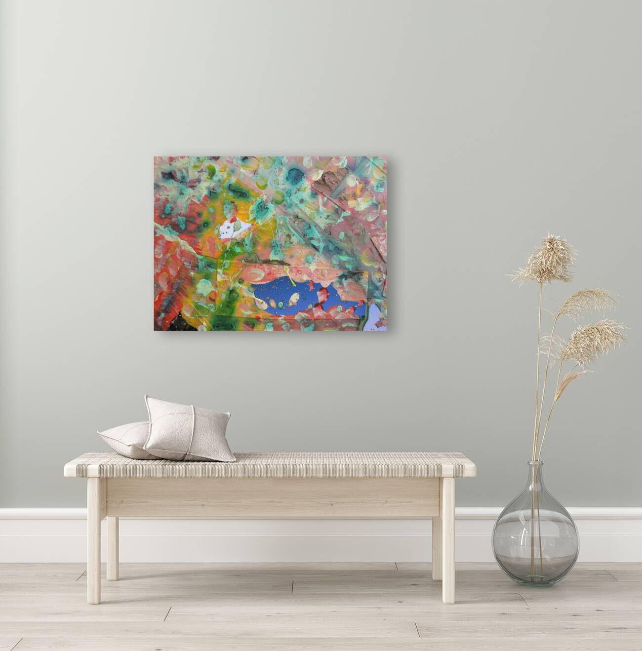 Cosmic Bloom – A Collision of Colors Reproduction