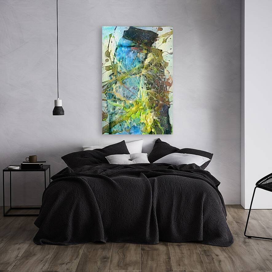 the blue electric portrait Reproduction