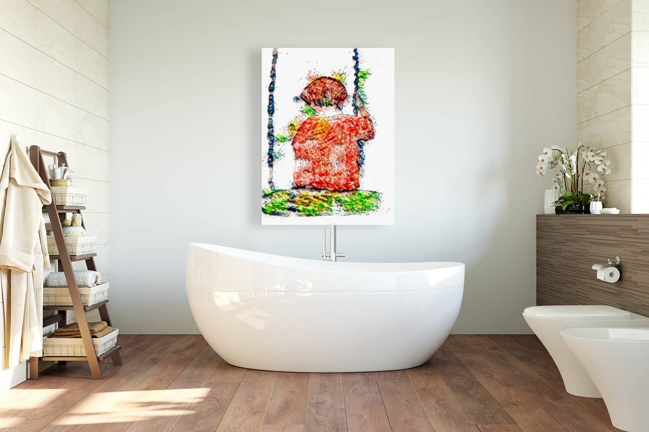 RED PORTRAIT 18 Reproduction