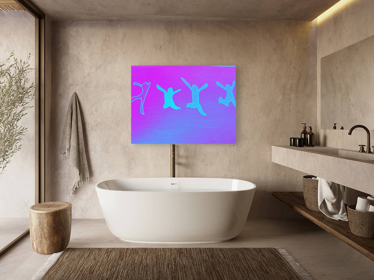 FIGURE CELEBRATE PINK Reproduction