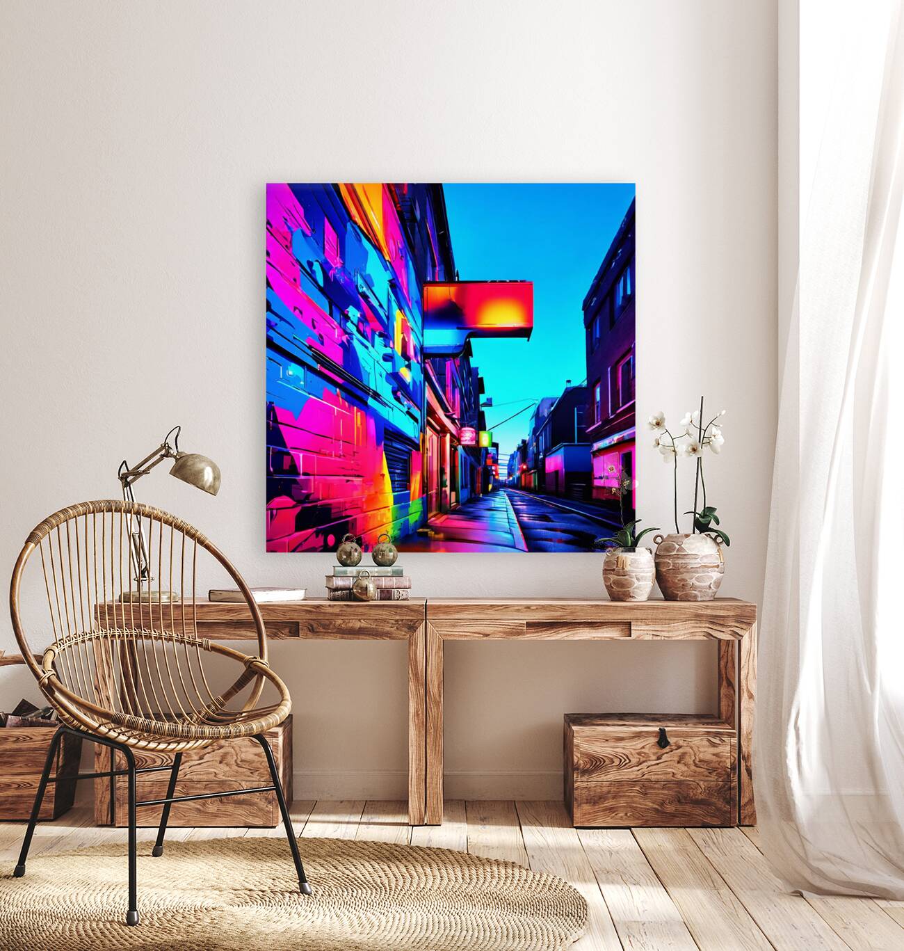 Neon Alley Reproduction