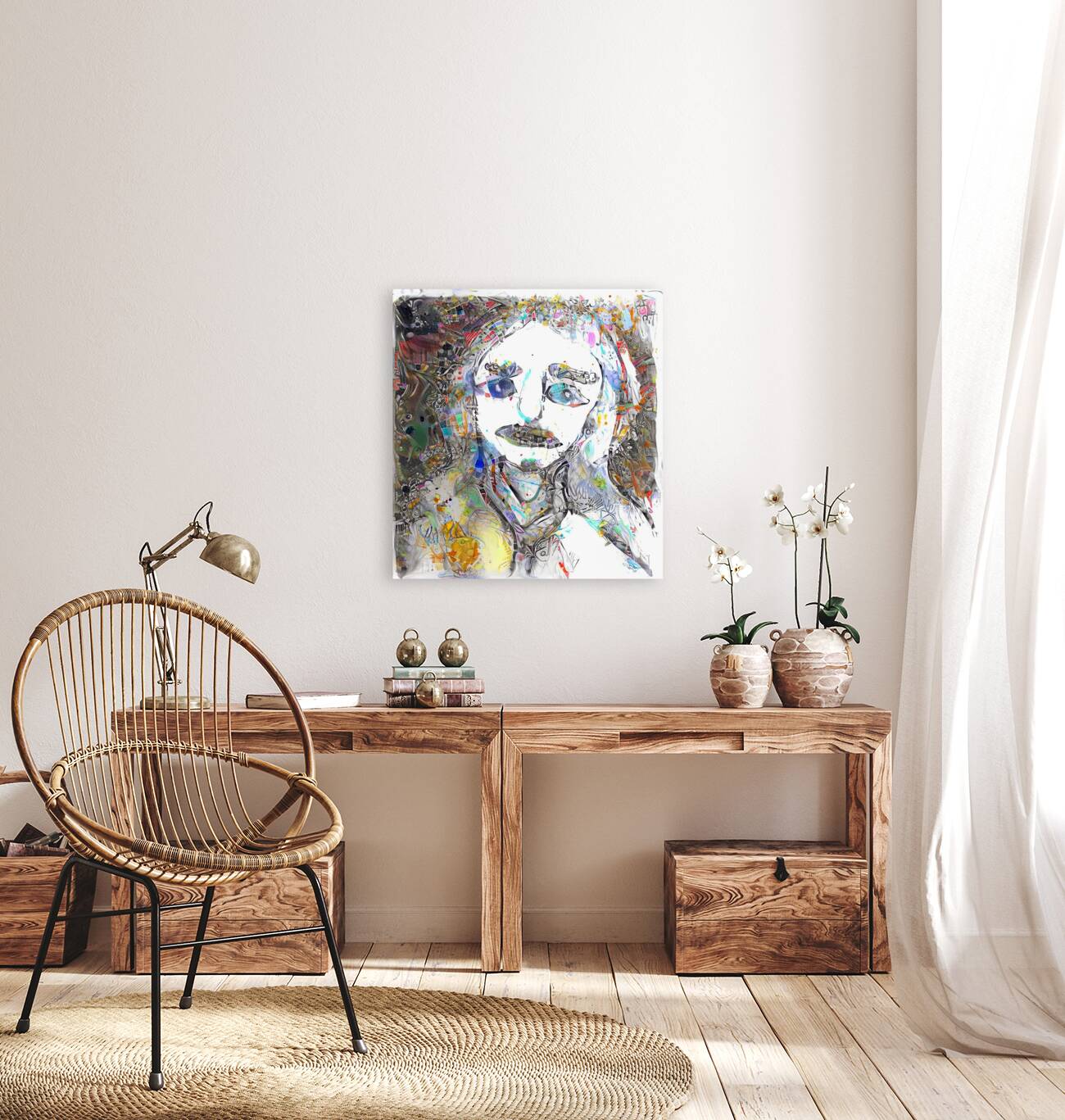 bright portrait Reproduction