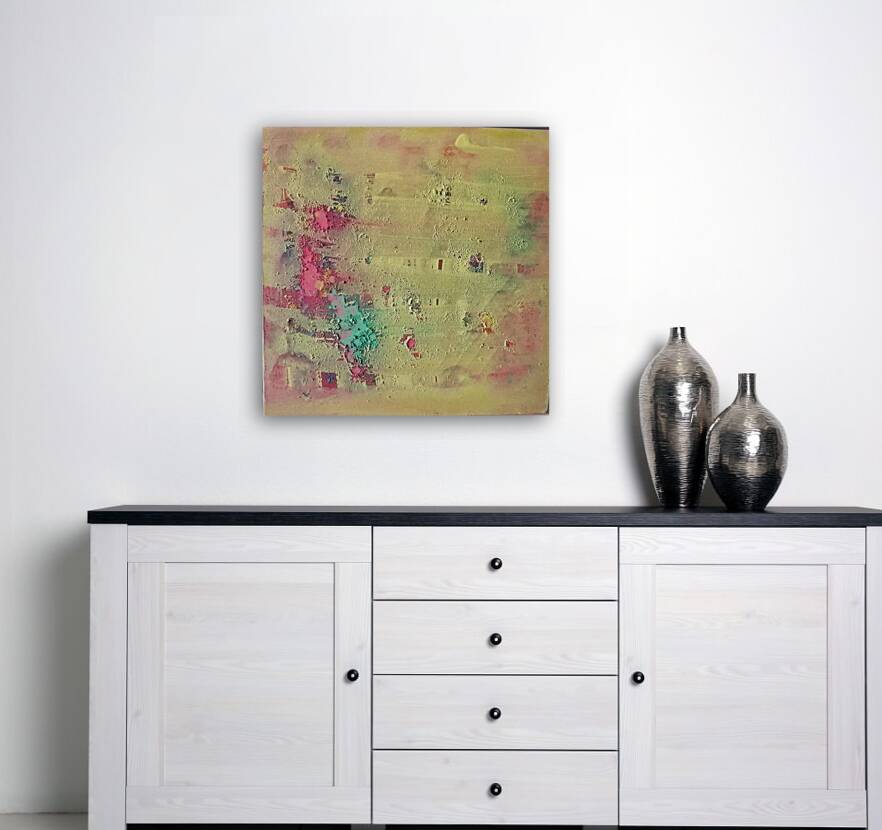 Textured Hues of Dawn Reproduction