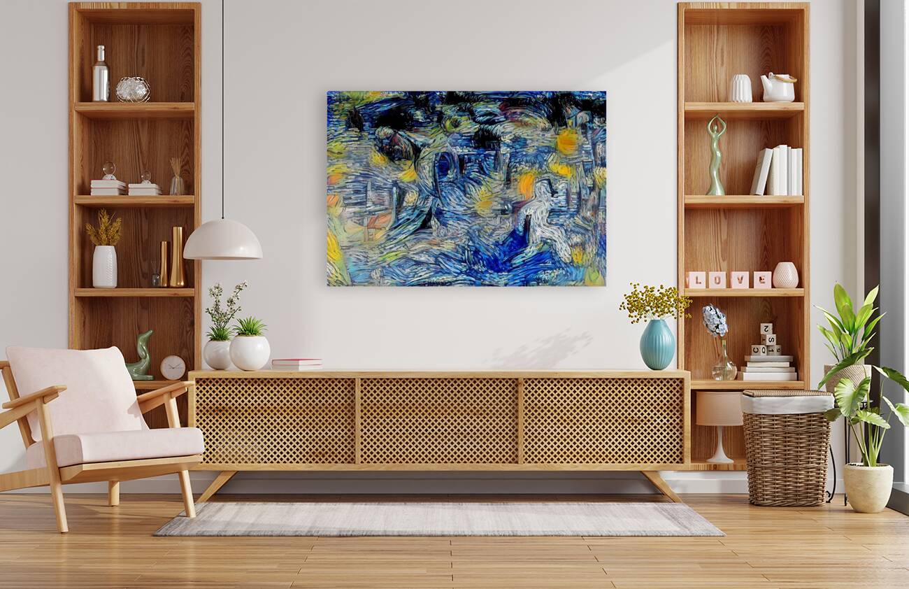 Nocturne in Swirls Reproduction