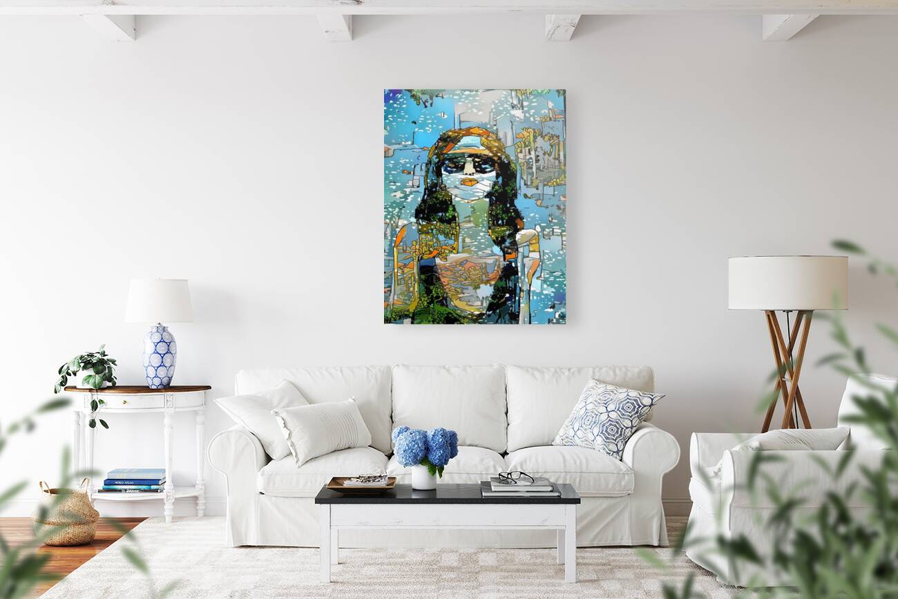 Submerged Portrait Reproduction