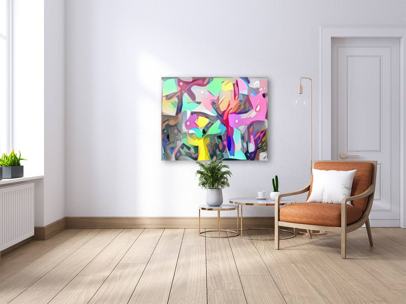 Chromatic Abstraction: Fragmented Forms Reproduction