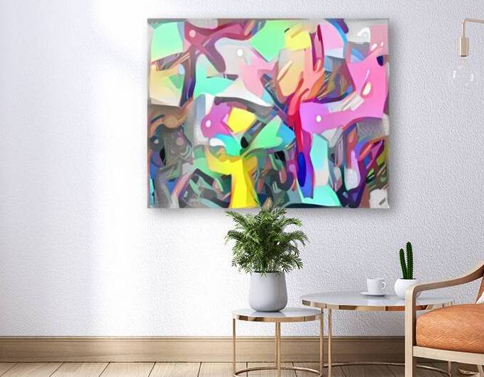 Chromatic Abstraction: Fragmented Forms Reproduction