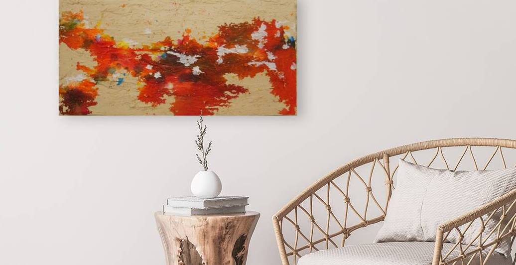 Landscape red Reproduction