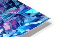 blue scribb HD Metal print
