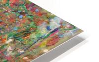 Textured map HD Metal print