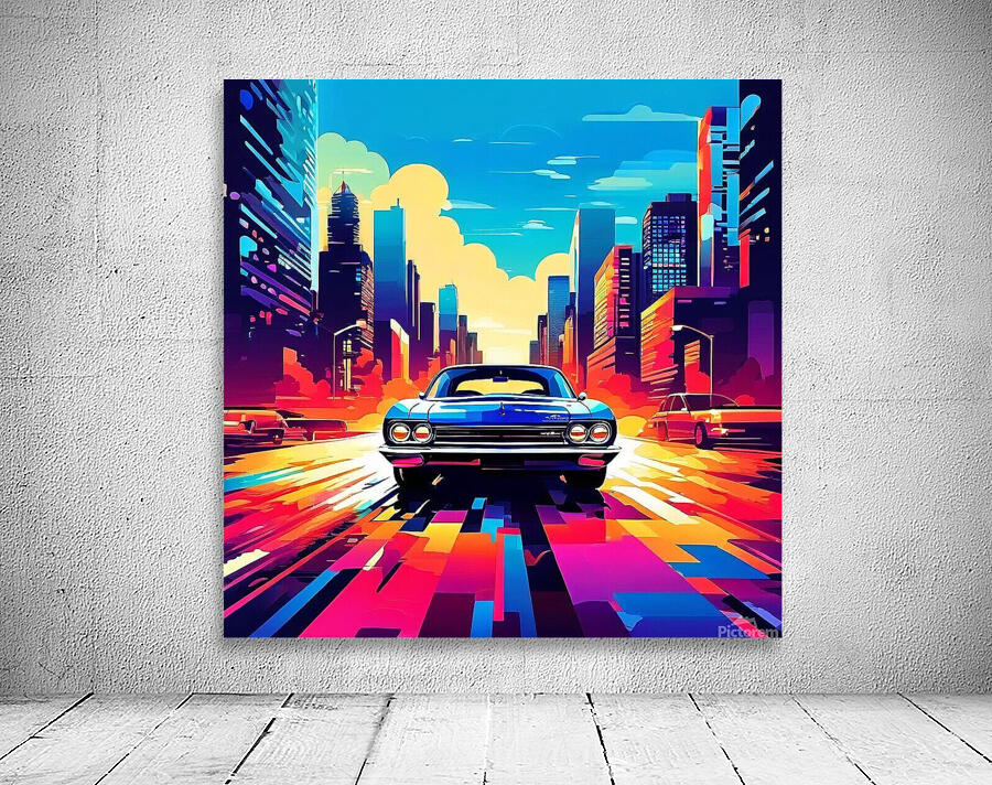 Urban night drive Wall Preview