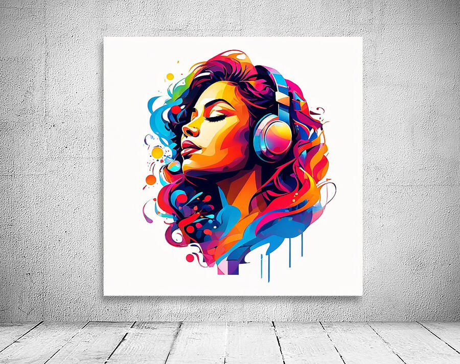 A Colorful Escape into Music Wall Preview