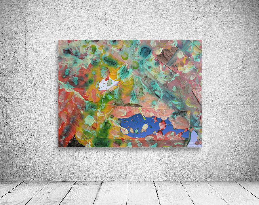 Cosmic Bloom – A Collision of Colors Wall Preview