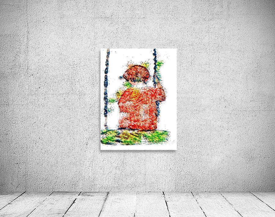 RED PORTRAIT 18 Wall Preview