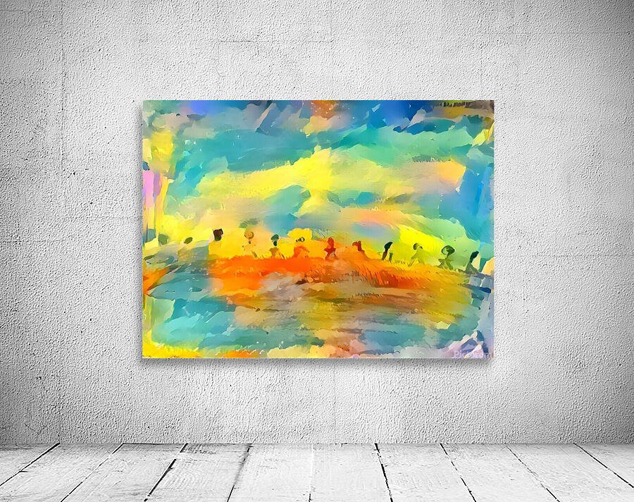 SKY PALETTE STICKMEN Wall Preview