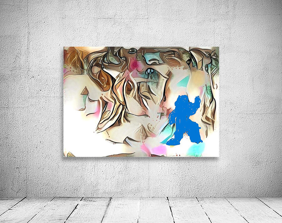 blue runner Wall Preview