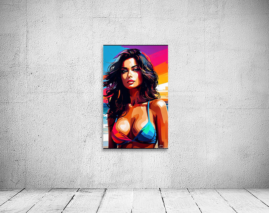 Neon Sunset Muse Wall Preview