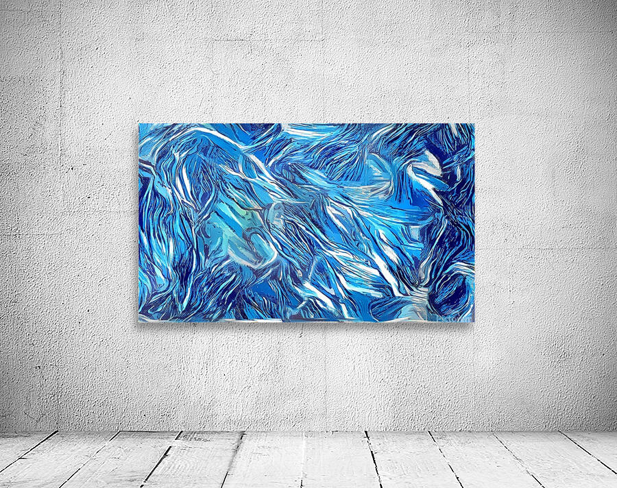 blue lines Wall Preview