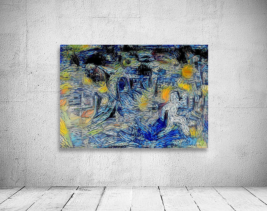 Nocturne in Swirls Wall Preview