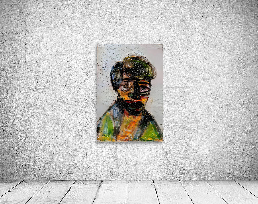 water drop portrait Wall Preview