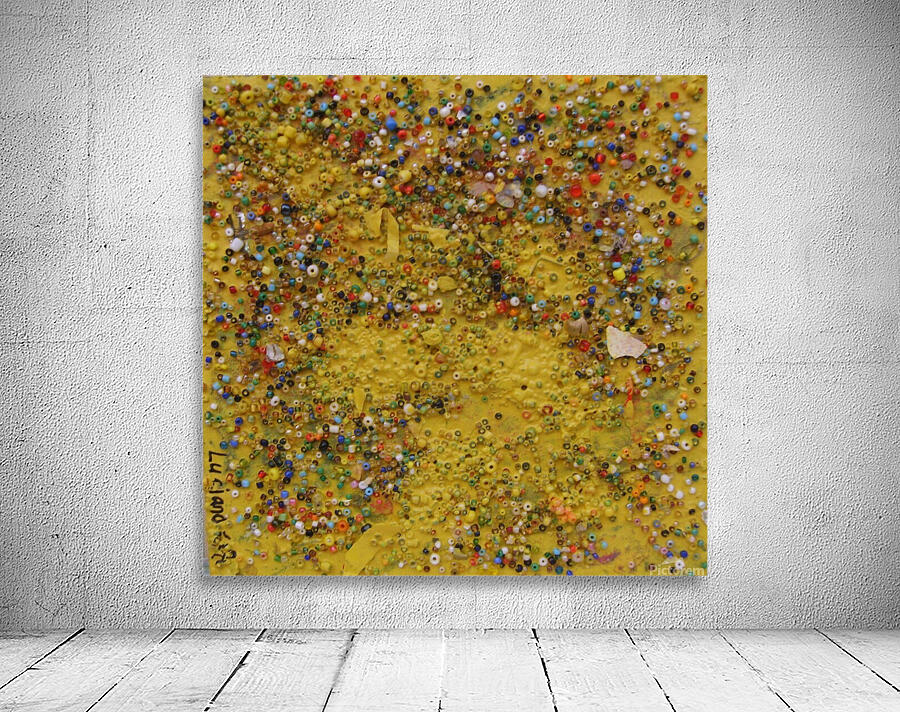 Yellow pins Wall Preview