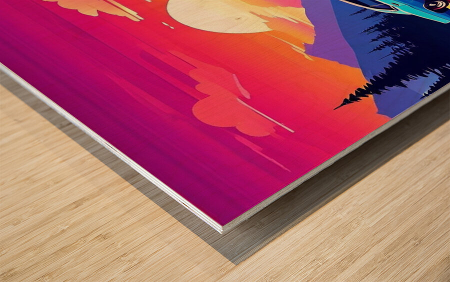 cars wpap 6.v1 Wood print