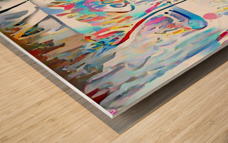 Abstract Expressions in Motion Wood print