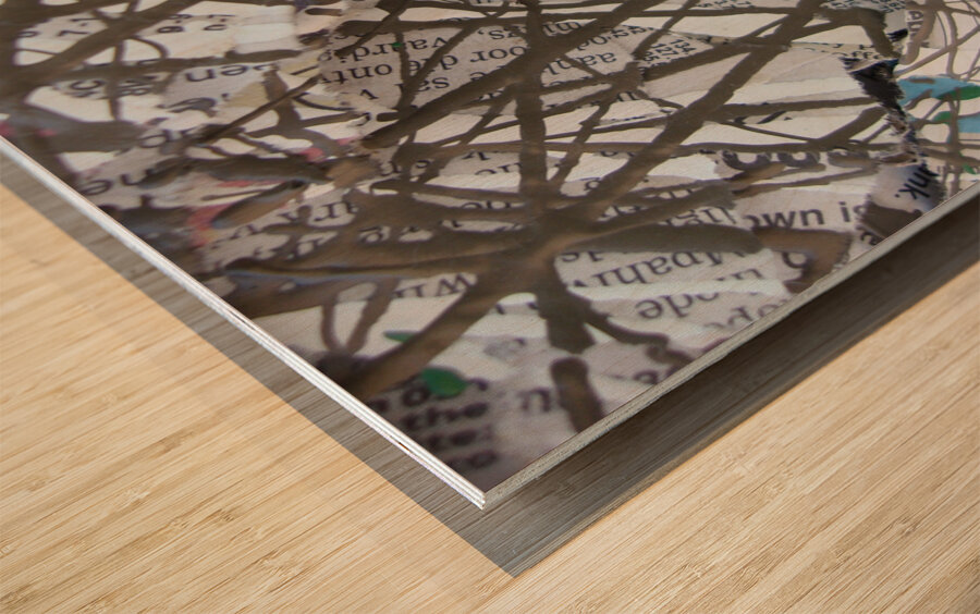 Chronicle Wood print