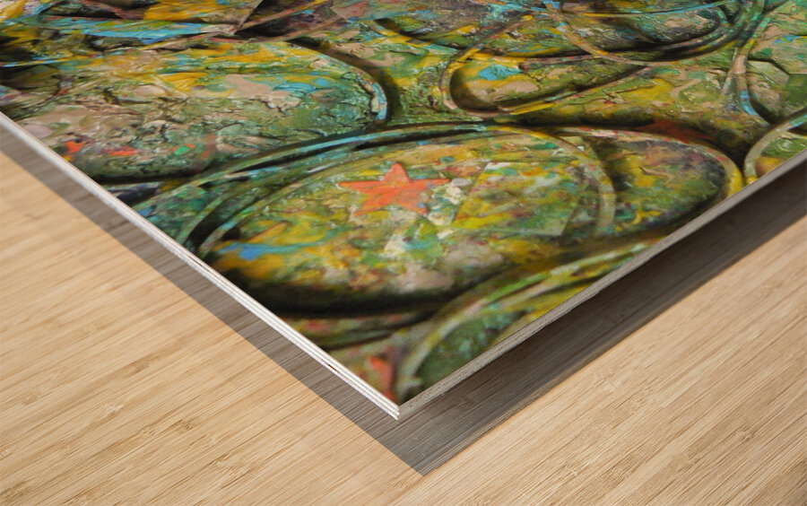 Organic Strands Wood print