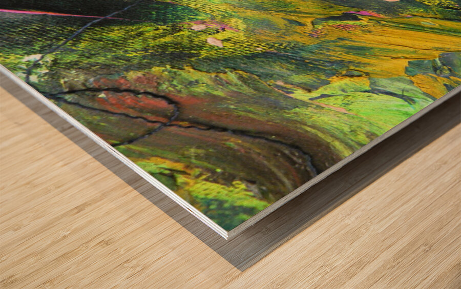 Electric Chaos Wood print