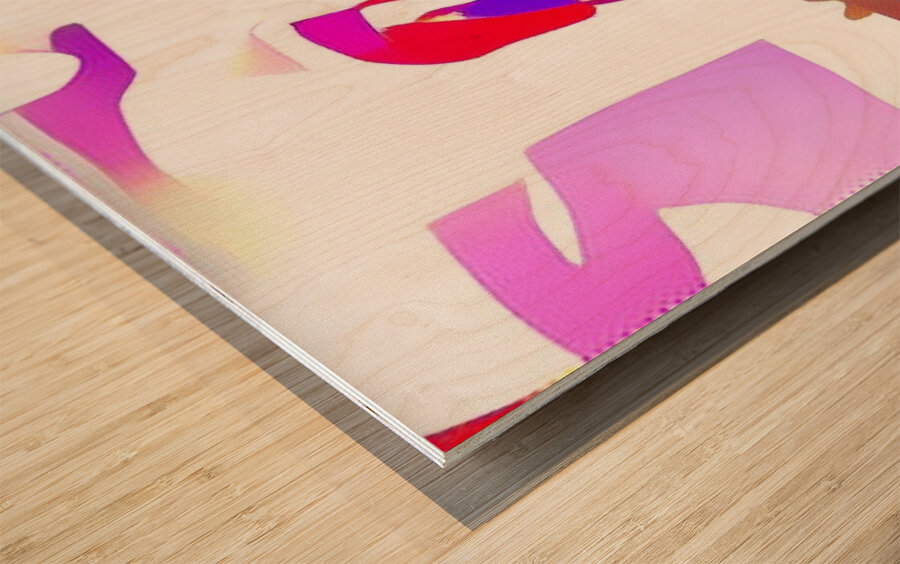 The Layered Image Wood print