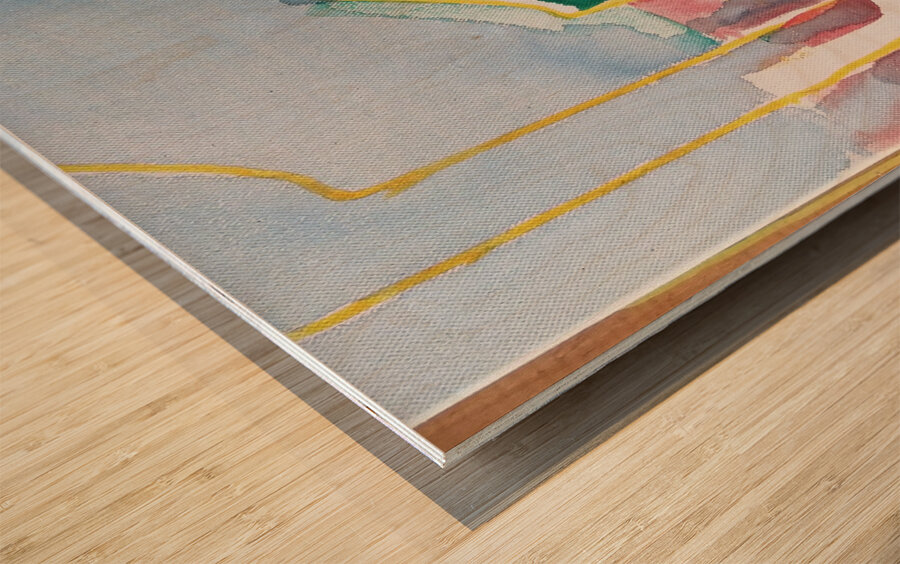 Architectural Abstraction Wood print