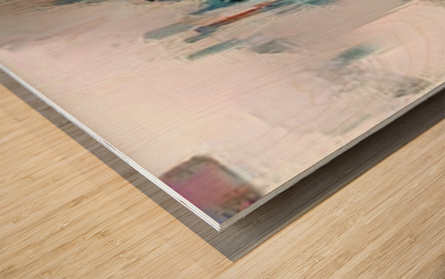 Elevated Form Wood print